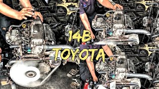 TOYOTA 14B 37CC BEAUTIFUL ENGINE  4D56 MITSUBISHI [upl. by Stace]