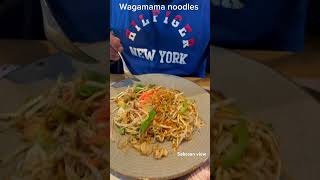 Wagamama chicken and prawns yaki soba noodles [upl. by Dammahum755]