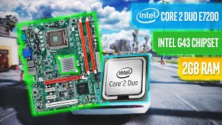 Core 2 Duo E7200  Intel G43 Chipset in 2022  Test in 12 Games [upl. by Pirri967]