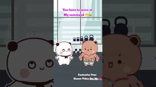 Gomu Bodybuilder Ko Peachu Ki Isaare Pe Chalna Ha 🤣Funny Statusyoutubeshorts bubududu  Mou Das [upl. by Flessel]