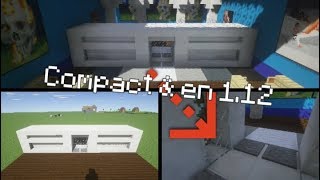 Comment faire une porte coulissante Minecraft [upl. by Aihsas]