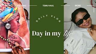 VLOG📍  Spend the day with me✨️  TEMU HAUL  COOKING amp More vlog southafricanyoutuber [upl. by Thorin]