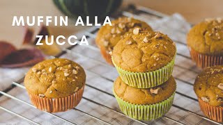 MUFFIN ALLA ZUCCA vegan senza latte e senza uova  Ricetta facile [upl. by Arnuad]