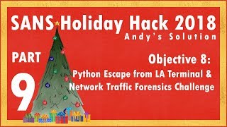 Holiday Hack 2018  911  KringleCon Objective 8 [upl. by Yrreg]