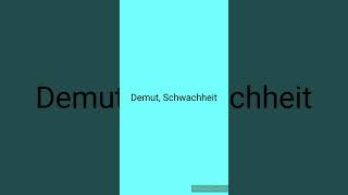 Demut Schwachheit verherrlicht Gott [upl. by Rupert]