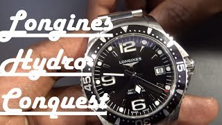 Longines Hydroconquest 39mm Review [upl. by Leahcimsemaj]