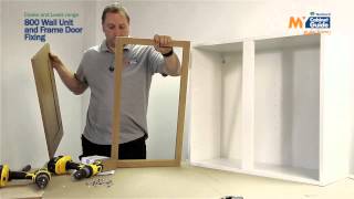 Cooke amp Lewis 800 Wall Unit and Frame Door Fixing Assembly [upl. by Nnaer]