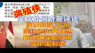 埃及购买j10c阿拉伯世界高呼由于被炸都应该买中国制造【千言万语627】 [upl. by Ahsieki429]