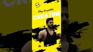 How creatine Works  creatine creatinebenefits viralvideo trending gymmotivation gym [upl. by Atsylak]