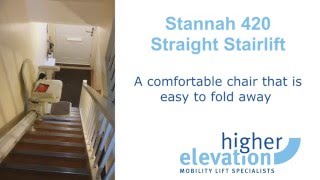 STANNAH 420 STRAIGHT STAIRLIFT [upl. by Shannah]