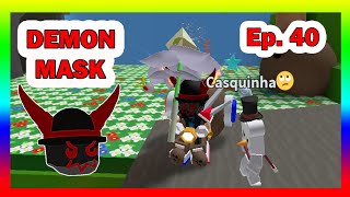 Noob para Pro Consegui a Demon Mask no Bee Swarm Simulator Roblox  FittiGames [upl. by Stalker]