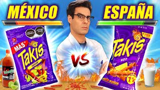 Takis MEXICO VS Takis ESPAÑA 🔥 ¿Cuáles están mejor [upl. by Assisi]