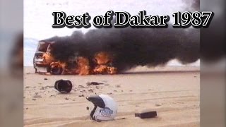 Best of Rally Dakar Rallye 1987 Crash Maximum Attack [upl. by Mahan]