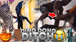 EXTREME DING DONG DITCH PART 6 COLLEGE EDITION GONE WRONG [upl. by Trebla889]