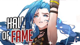 Nightcore  Hall of Fame Rock Version Lyrics [upl. by Ydarg]