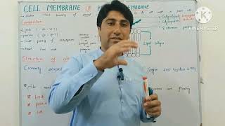 Biology Class 11thUnit Cell Structure and Functions Cell Membrane or Plasma Membrane [upl. by Marabel]