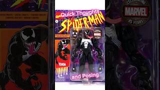 Venom 2024 Retro Marvel Legends Quick Review SpiderMan Hasbro Pulse Action Figure [upl. by Kynthia]