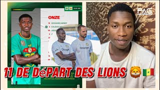 11 de Départ de l’équipe du Sénégal 🇸🇳 contre Malawi avec des nouveaux titulaires mon avis [upl. by Elledoj]