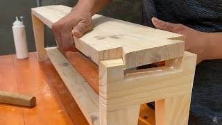 Simple Woodworking Project  Easy Bench Ideas You Can Build Today [upl. by Alfred]