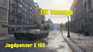 Jagdpanzer E 100 11k Damage  World of Tanks [upl. by Torr]