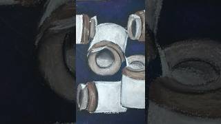 Easy Still Life Art with Soft Pastel Colors  Camlin Softpastel shorts art trending [upl. by Othelia]