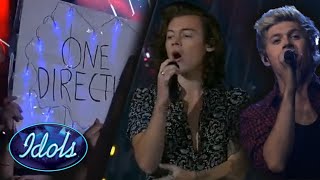 ONE DIRECTION Give AMAZING Guest Performance On IDOL  Idols Global [upl. by Reifinnej]