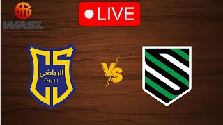 🔴 Live AlRiyadi vs Sagesse Al Hekmeh Beirut  West Asia Super League 20232024  Live Play by Play [upl. by Lupee67]