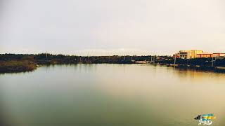 Relaxing View of Lake Cunningham Drone Flight [upl. by Seldan]