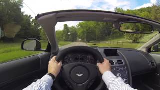 2016 Aston Martin DB9 GT Volante POV Test Drive [upl. by Anne422]