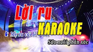 KARAOKE Lời Ru  Nhạc Karaoke Tone Nữ Beat Chuẩn Hát Cực Hay [upl. by Neehsas]