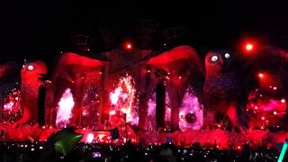 A Sky Full Of Stars  Red Lights  Tiësto EDC 2015 Mexico [upl. by Lavina533]