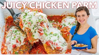 EASY CLASSIC CHICKEN PARMESAN Recipe [upl. by Anrym627]