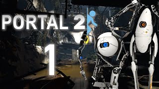 Portal 2 Coop Part 1  First Time Playing CoOp  Illegal Umbrella [upl. by Airasor418]