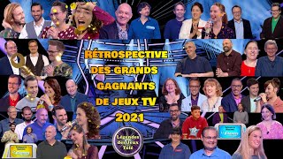 Redécouvrons les plus grands vainqueurs de jeux TV de lannée 2021 [upl. by Yelnik]