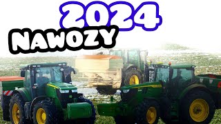 Nawozy 2024🔥John Deere 7280R 6R175 [upl. by Joana692]