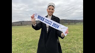 Bussurel  Marina Licanin une jeune Miss HauteSaône 2024 pleine d’ambition [upl. by Enilekaj]