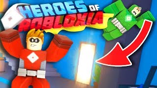 UNLOCKING THE SECRET HIDEOUT IN HEROES OF ROBLOXIA  Heroes Of Robloxia ROBLOX Gameplay [upl. by Estrin924]