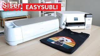 Siser  EASYSUBLI  Sublimación en prendas de color y algodón Cricut Epson F170 [upl. by Sculley]