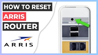 🔁 How to Reset ARRIS router to factory settings [upl. by Hindorff189]