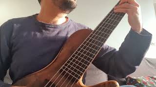 Omar Harb Bass improvisation on my Adamovic bass [upl. by Cheyne897]