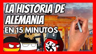 ✅ La historia de ALEMANIA en 15 minutos  Resumen rápido y fácil [upl. by Liebman]