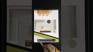 3D Floor Plan 3d 3dfloorplan floorplan ipad ipadpro apple procreate 3dvisualization home [upl. by Timothy]
