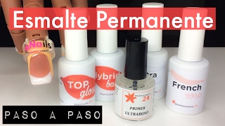 Esmalte Permanente Paso a Paso  Tutorial con productos de Manicura24  opinión [upl. by Adil410]