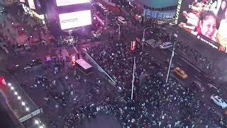 Christmas Eve Times Square New York 2023 PM [upl. by Caspar193]