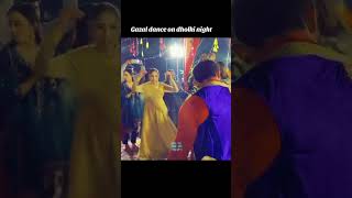 Ghazal dance on dholki night rajabfamily wedding ghazaljawad [upl. by Hailahk768]