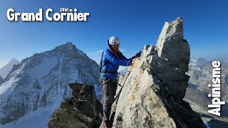 Alpinisme  Grand Cornier 3961 m  arête SudOuest [upl. by Ennayar]