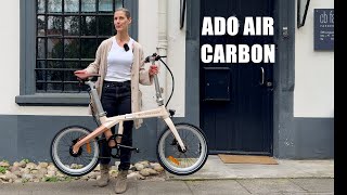 ADO Air CARBON  coolest lightest folding ebike on earth [upl. by Etiragram]