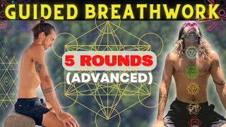 Psychedelic Breathwork I 5 Rounds I ADVANCED I On Screen Timer [upl. by Linda]