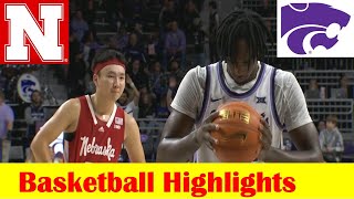 Nebraska vs Kansas State Basketball Game Highlights 12 17 2023 [upl. by Laurinda]