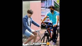 BTS Jungkook 💕 Vijay Thalapathy WhatsApp status tamilKorean mix [upl. by Morgana]